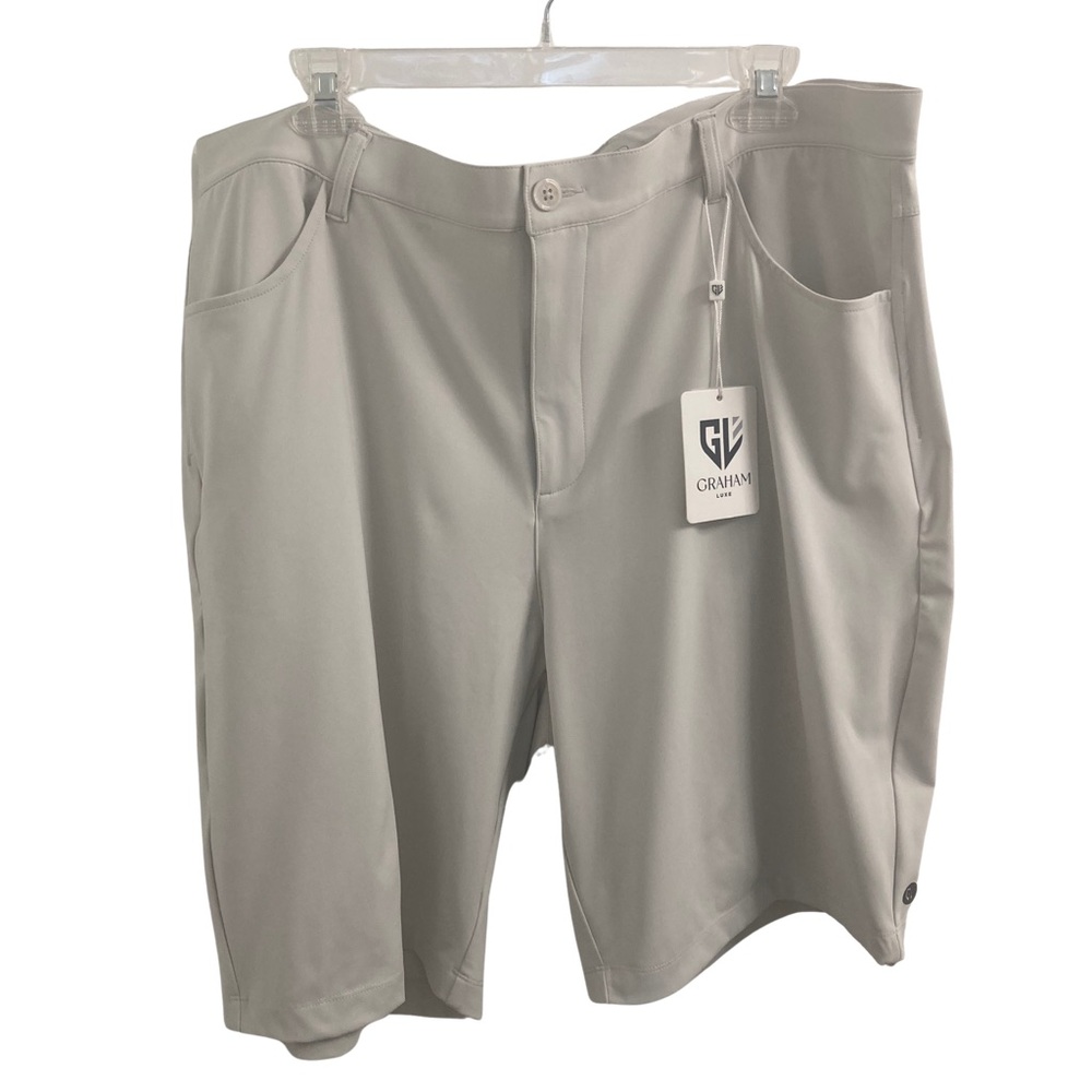 Men's Graham Luxe Wren Light Gray Shorts Size 40